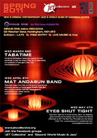 Click for Beyond  - World Music & Jazz Spring 2011 Flyer